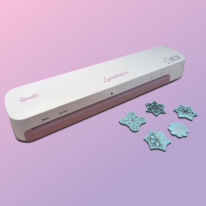 LAMINADORA TÉRMICA LUMINOS PLUS A3 QUELLI + 6 FOILS REACTIVO - 7