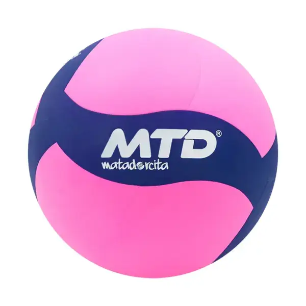 PELOTA DE VÓLEY PU PREMIUM MATADORCITA FUCSIA CON AZUL - 1