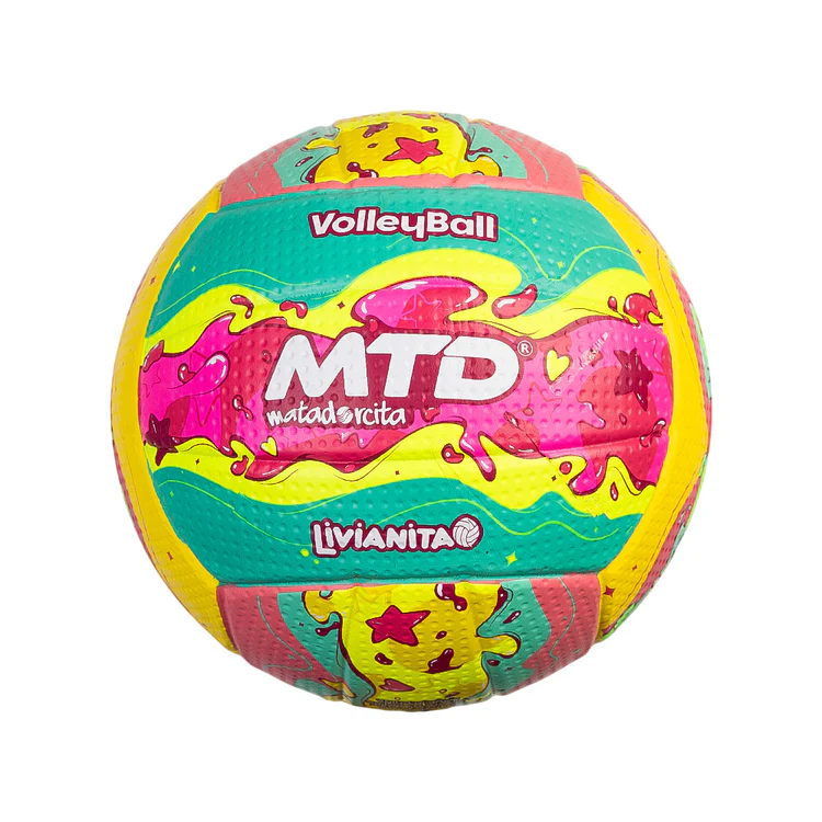 PELOTA DE VÓLEY MATADORCITA LIVIANITA VERDE AMARILLO - 1