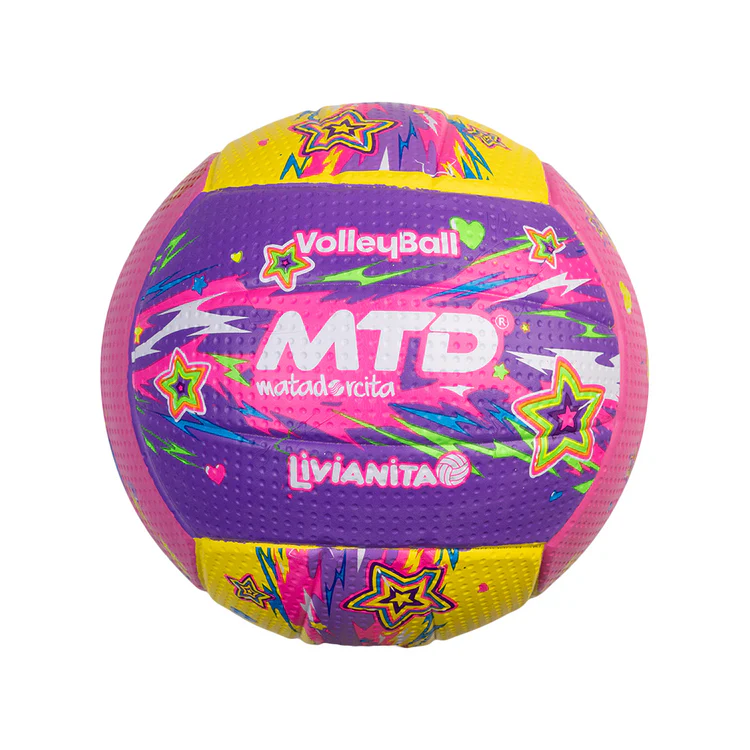 PELOTA DE VÓLEY LIVIANITA ROSA MORADO - 1