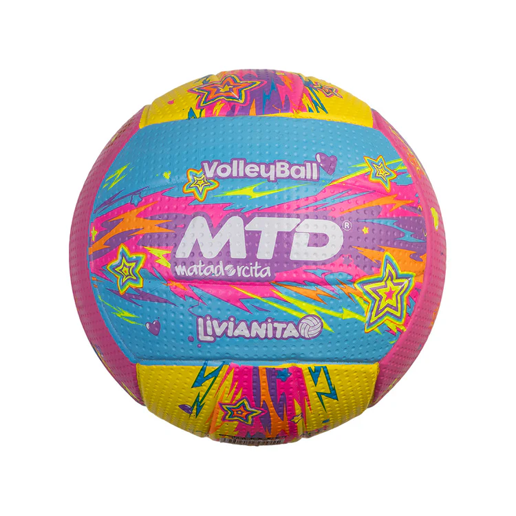 PELOTA DE VÓLEY LIVIANITA CELESTE AMARILLO - 1