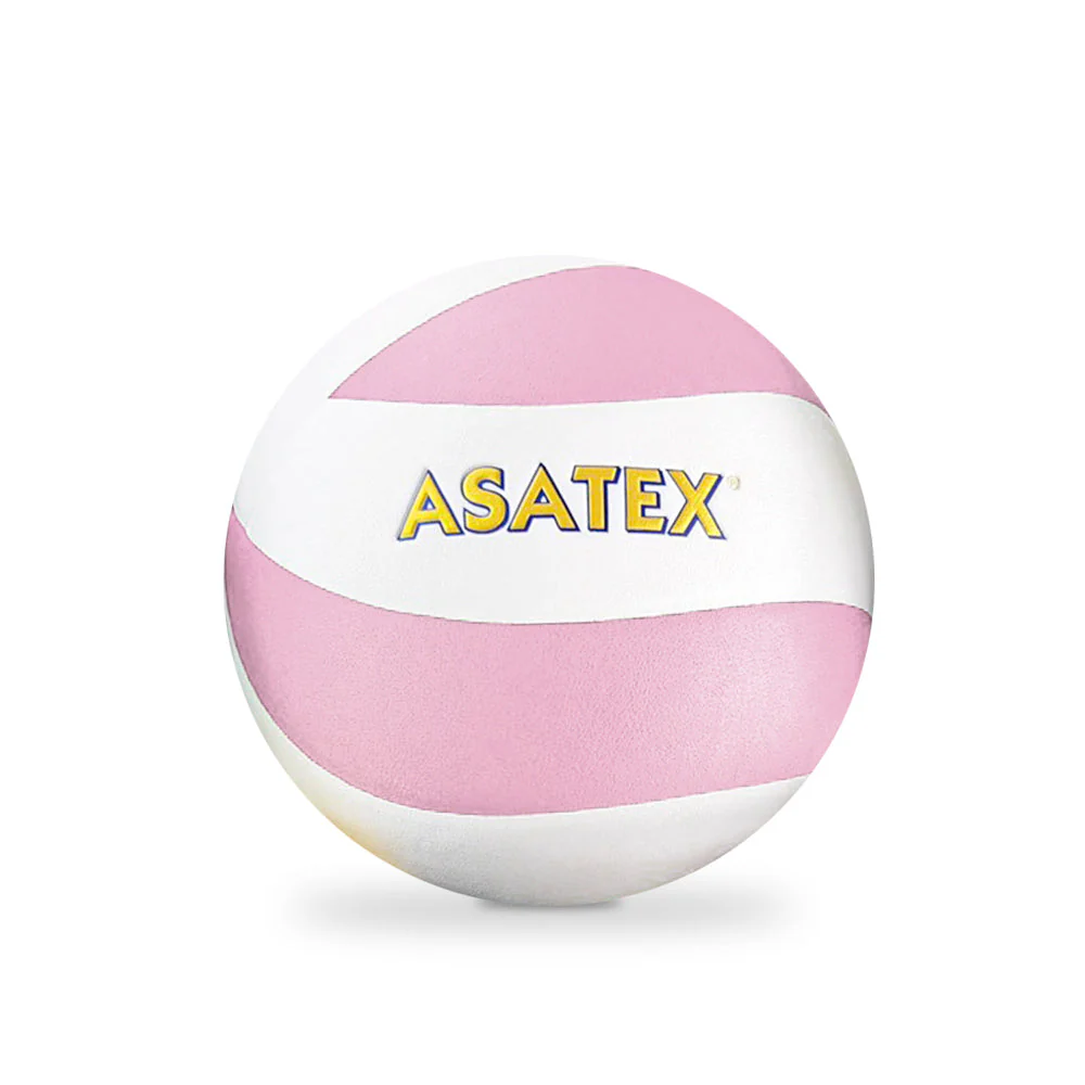 PELOTA DE VOLEY ASATEX CUERO PU ROSADO - 1