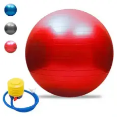PELOTA PILATES DE 65 CM ROJO - 1