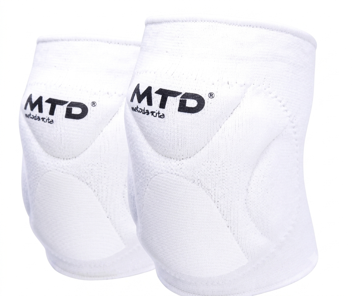 RODILLERAS PARA VOLEY MTD ADULTO  SIN GEL BLANCO - 1