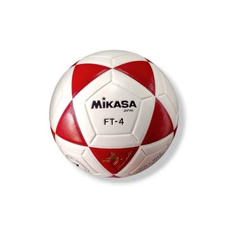 PELOTA DE FULBITO N° 4 MIKASA – MODELO ESTRELLA FT-4 ROJO - 1