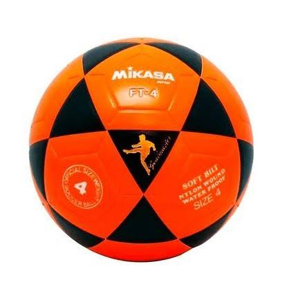 PELOTA DE FULBITO N° 4 MIKASA – MODELO ESTRELLA FT-4 NARANJA - 1