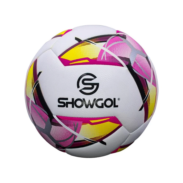 PELOTA DE FUTBOL TPU COSIDO SHOWGOL ROSADO - 1