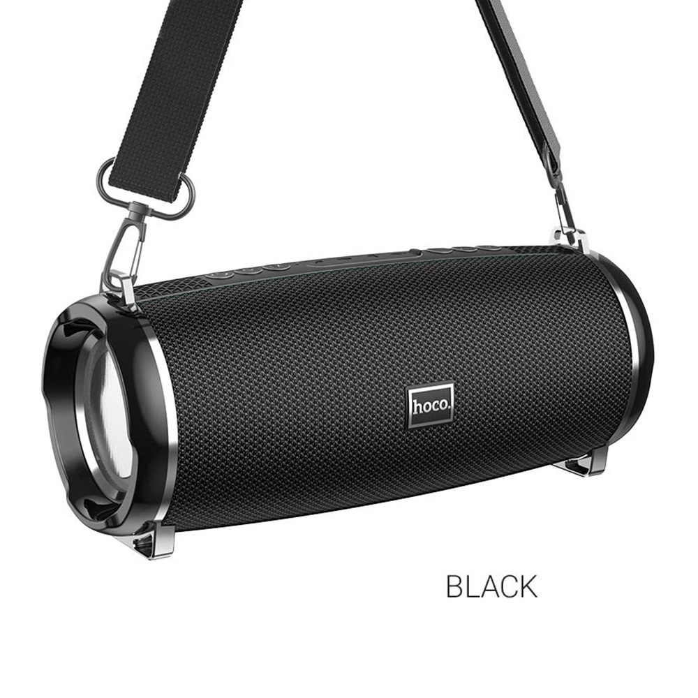 PARLANTE WIRELESS BLUETOOTH V5.0 DEPORTIVO HOCO HC2 NEGRO DE CALIDAD - 1