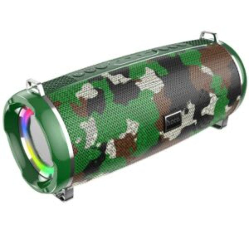 PARLANTE INALÁMBRICO BT V5.0 DEPORTIVO HOCO HC12 MILITAR DE CALIDAD - 1
