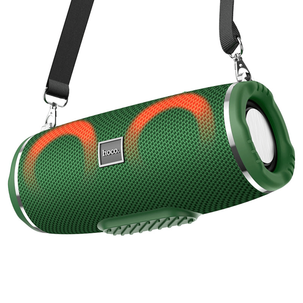 PARLANTE WIRELESS BLUETOOTH V5.0 DEPORTIVO HOCO HC12 VERDE DE CALIDAD - 1