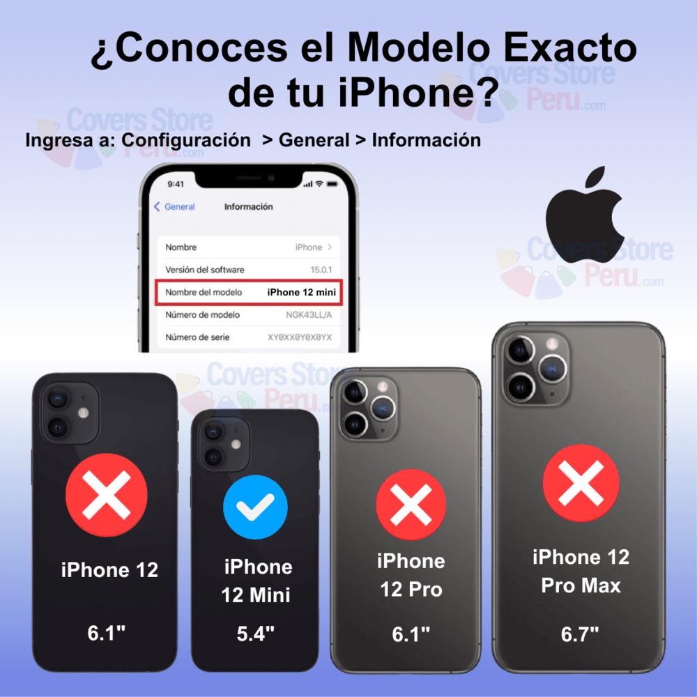 FUNDA CASE PARA IPHONE 12 MINI SPACE TRANSPARENTE - 2