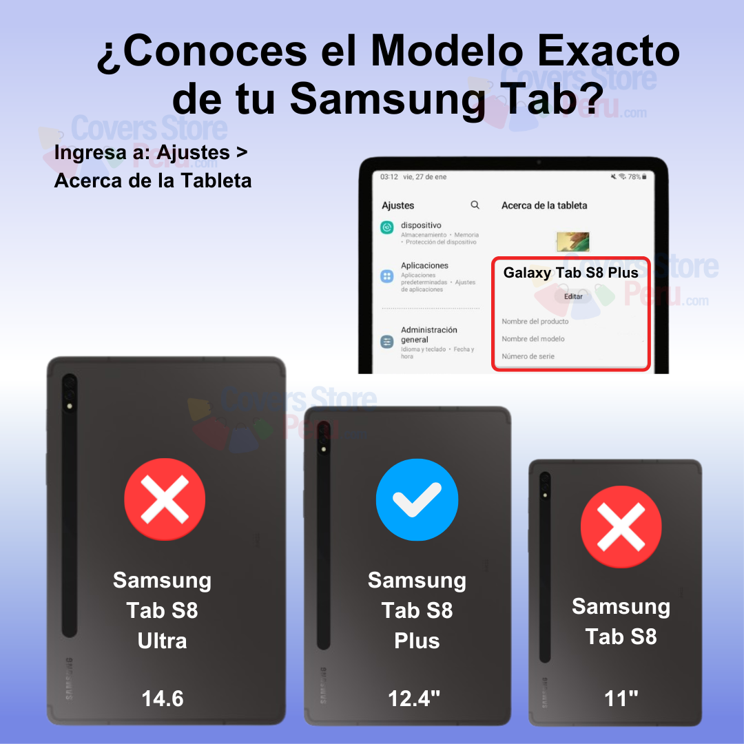 FUNDA PARA SAMSUNG S8 PLUS 12.4' CON PORTALÁPIZ NEGRA ANTISHOCK - 2