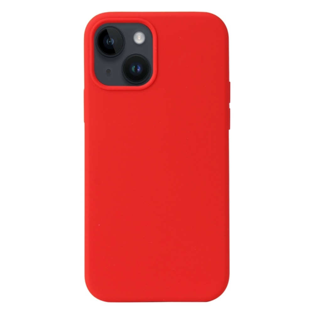 FUNDA PARA IPHONE 14 SOFT FEELING ANTISHOCK ROJO RESISTENTE ANTIGOLPE - 1