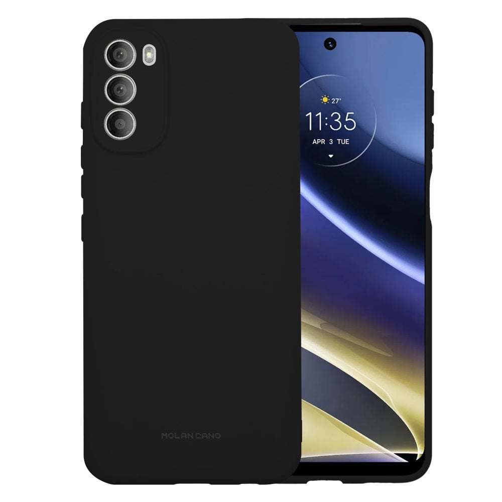 FUNDA CASE PARA MOTOROLA G22 SOFT FEELING ANTISHOCK NEGRO ANTIGOLPE - 1