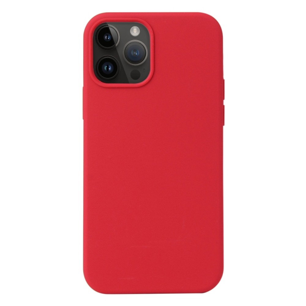 FUNDA CASE DE IPHONE 14 PRO MAX SOFT FEELING ANTISHOCK ROJO ANTIGOLPE - 1