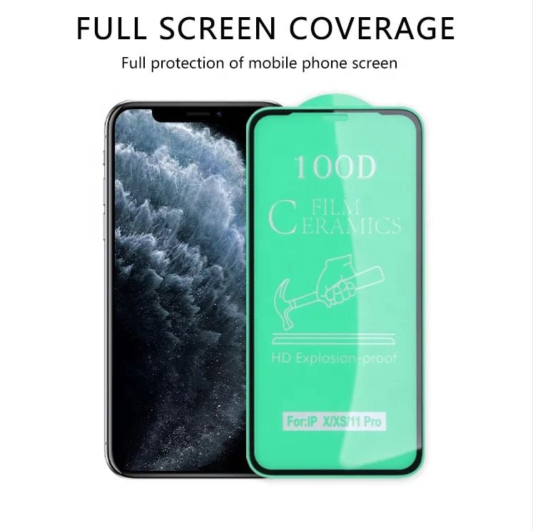 MICA PARA IPHONE 12 PRO PROTECTOR FILM CERAMIC ANTISHOCK RESISTENTE - 2