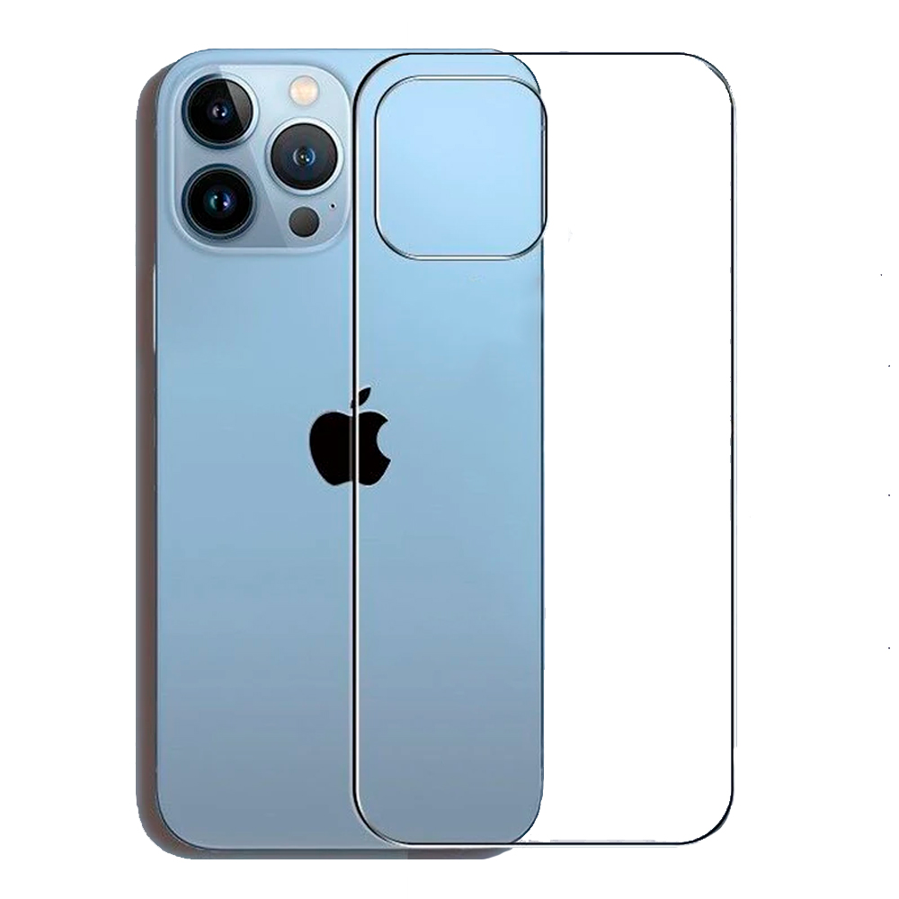 MICA DE VIDRIO TRASERA PARA IPHONE 12 PROTECTOR DE CRISTAL ANTISHOCK - 1