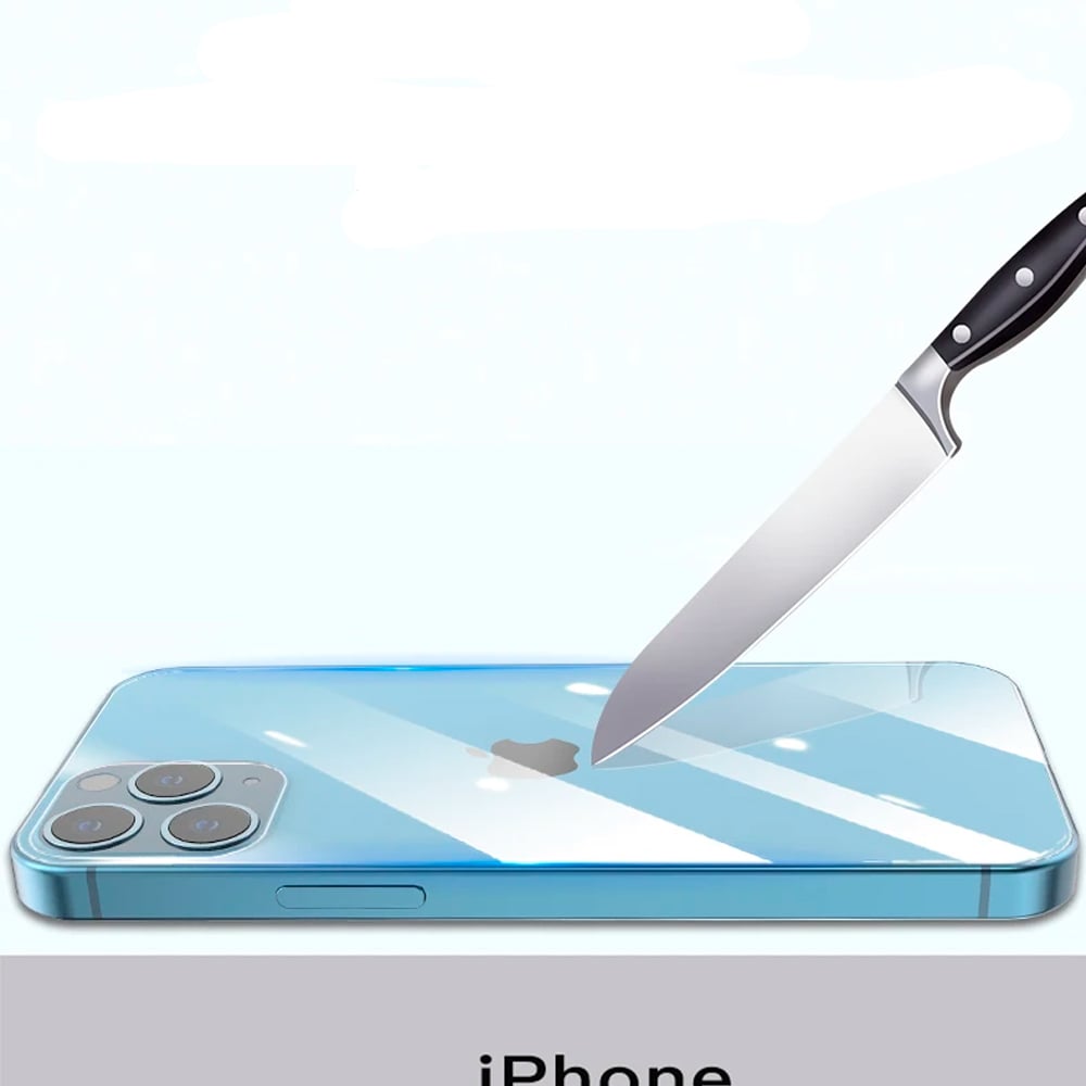 MICA DE VIDRIO TRASERA PARA IPHONE 11 PROTECTOR DE CRISTAL ANTISHOCK - 2