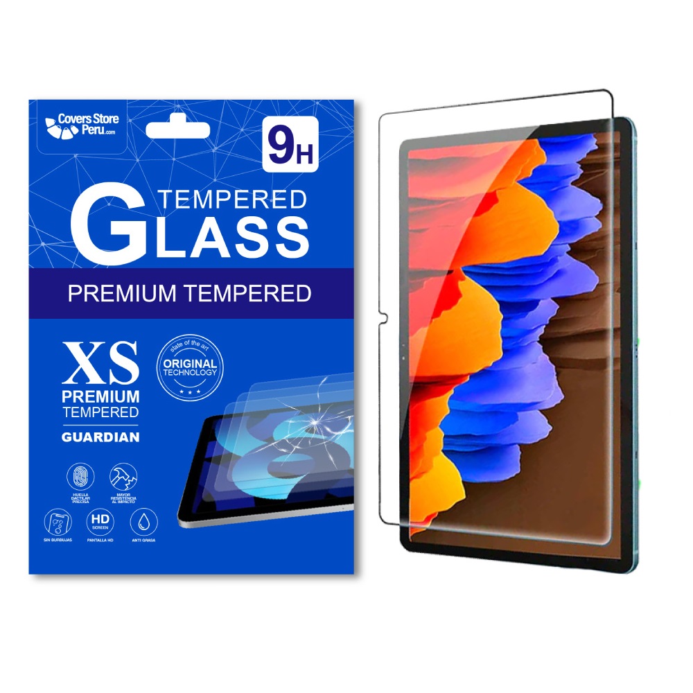 MICA PARA SAMSUNG TAB S7 FE 12.4' - T733 DE VIDRIO TEMPLADO ANTISHOCK - 1