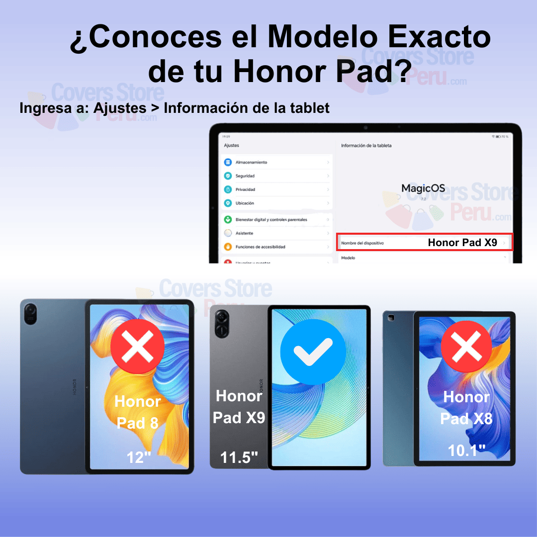 MICA PARA HONOR PAD X9 DE VIDRIO TEMPLADO ANTISHOCK - 3