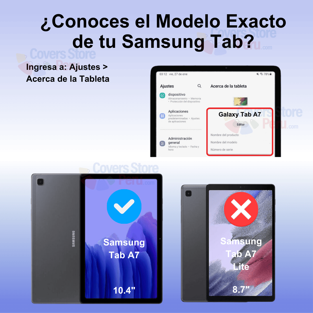 MICA PARA SAMSUNG TAB A7 10.4' - T505 / T500 DE VIDRIO TEMPLADO - 3