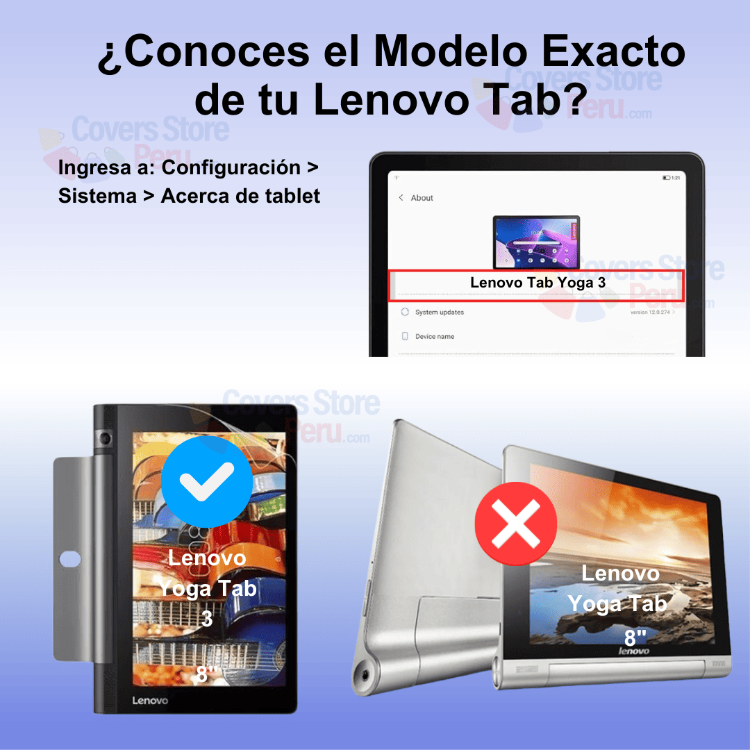 MICA PARA LENOVO YOGA TAB 3 8' DE VIDRIO TEMPLADO ANTISHOCK - 3