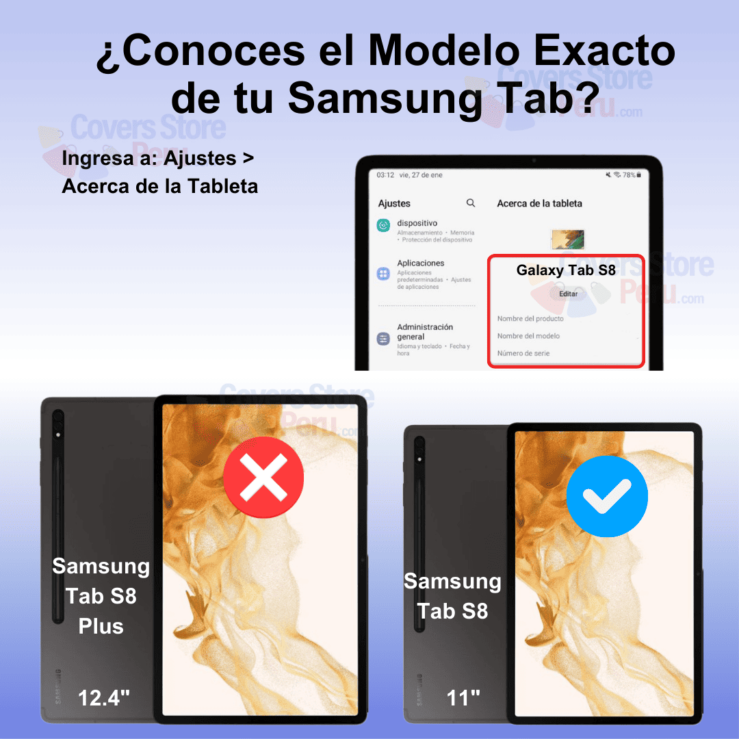 MICA PARA SAMSUNG TAB S8 11' - X8000 DE VIDRIO TEMPLADO ANTISHOCK - 3