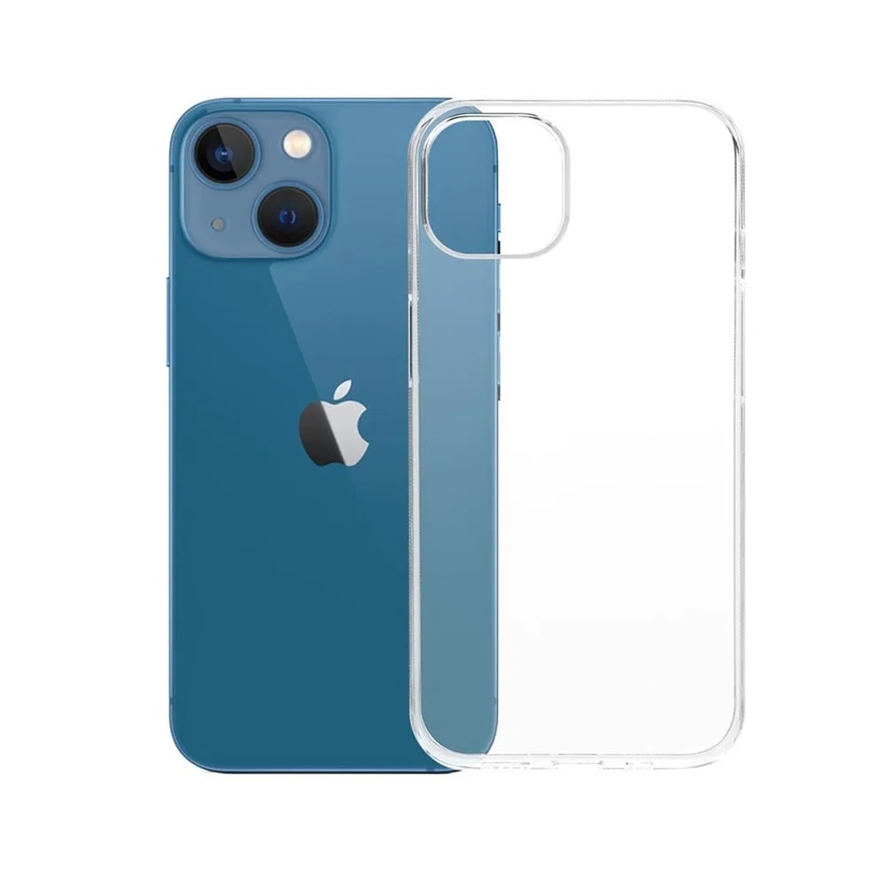 FUNDA PARA IPHONE 13 MINI TPU ANTISHOCK TRANSPARENTE RESISTENTE - 1