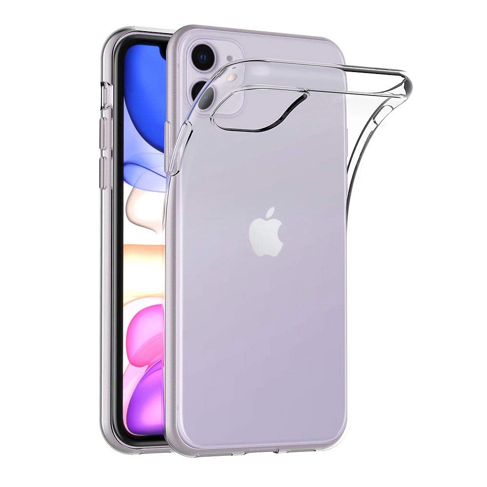 FUNDA CASE PARA IPHONE 11 TPU ANTISHOCK TRANSPARENTE RESISTENTE - 1