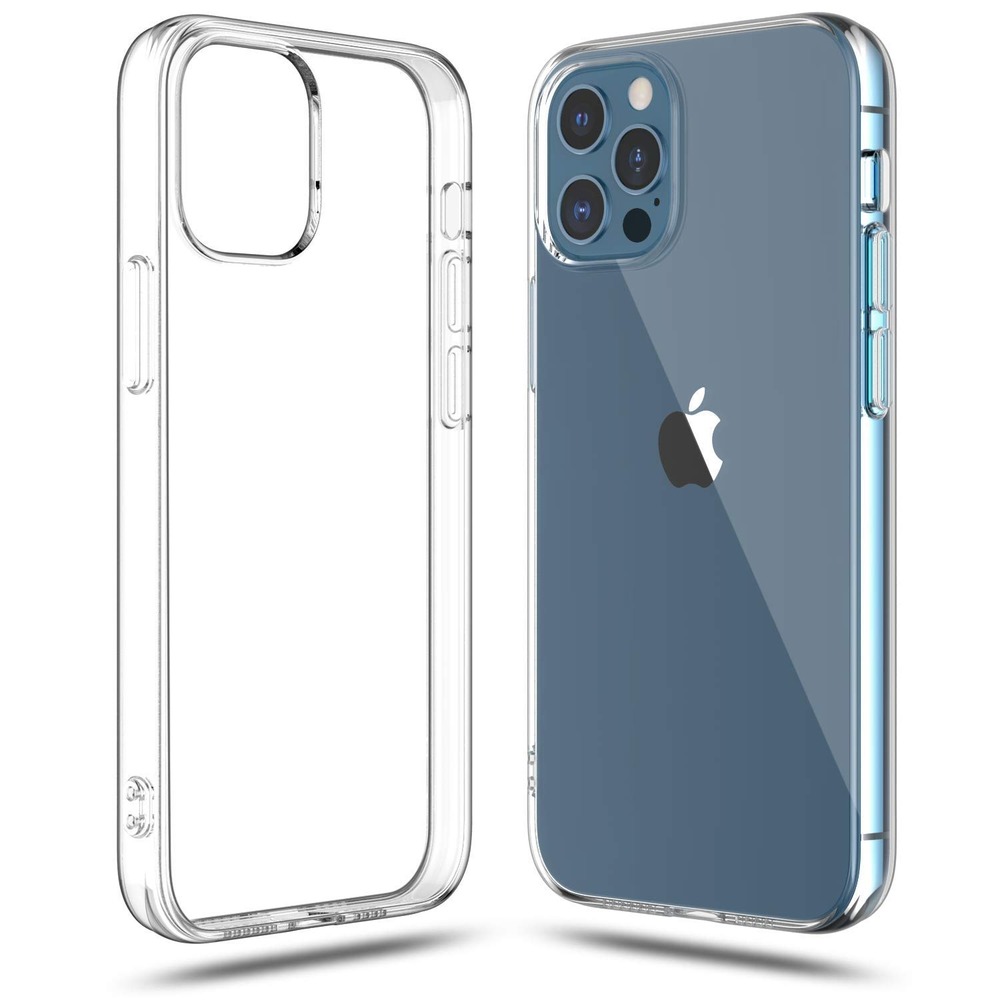 FUNDA CASE PARA IPHONE 12 PRO MAX TPU ANTISHOCK TRANSPARENTE - 1