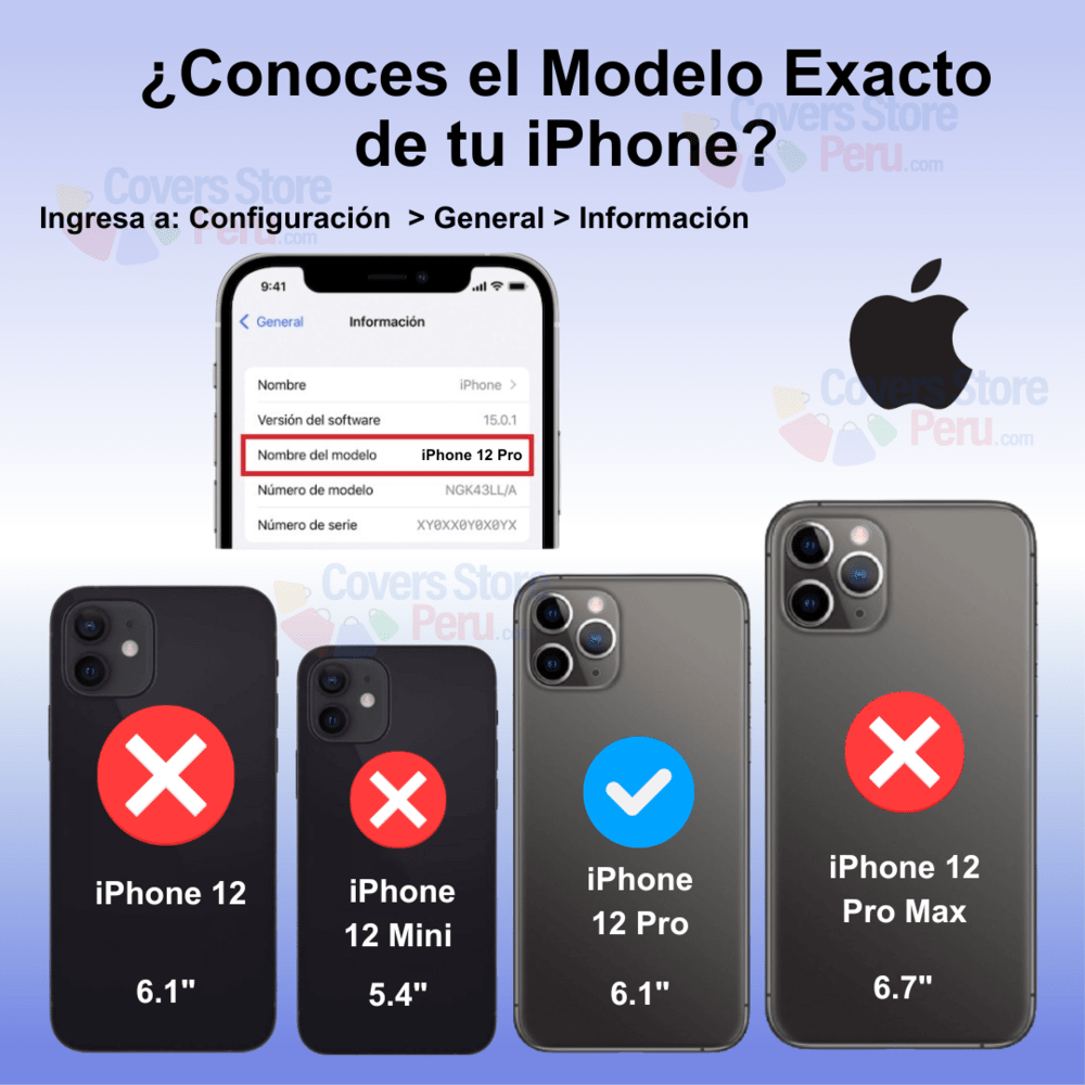 FUNDA PARA IPHONE 12 PRO TPU ANTISHOCK TRANSPARENTE RESISTENTE - 2