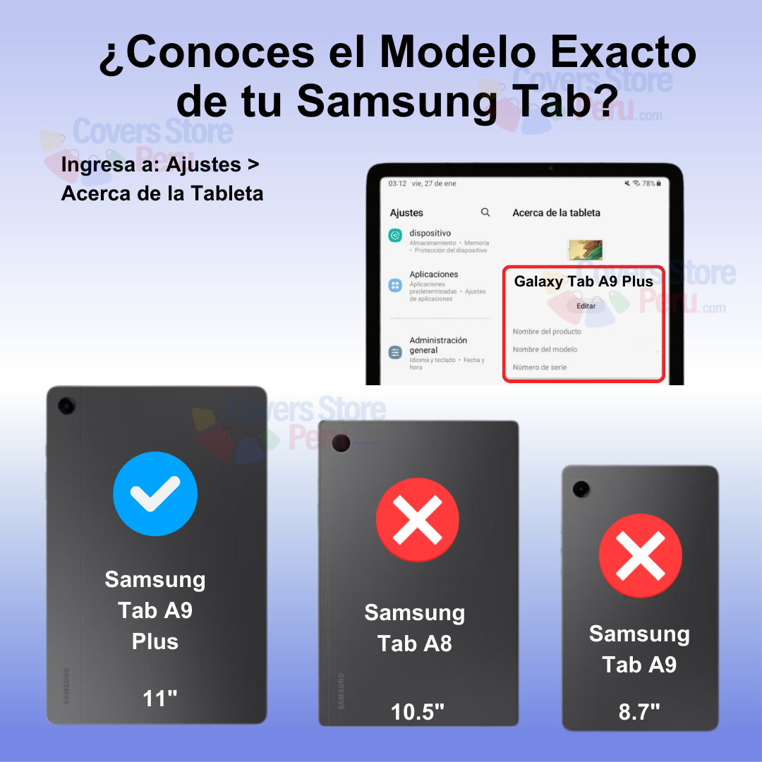 FUNDA PARA SAMSUNG TAB A9 PLUS MAGNÉTICA 360° LAVANDA ANTISHOCK - 2