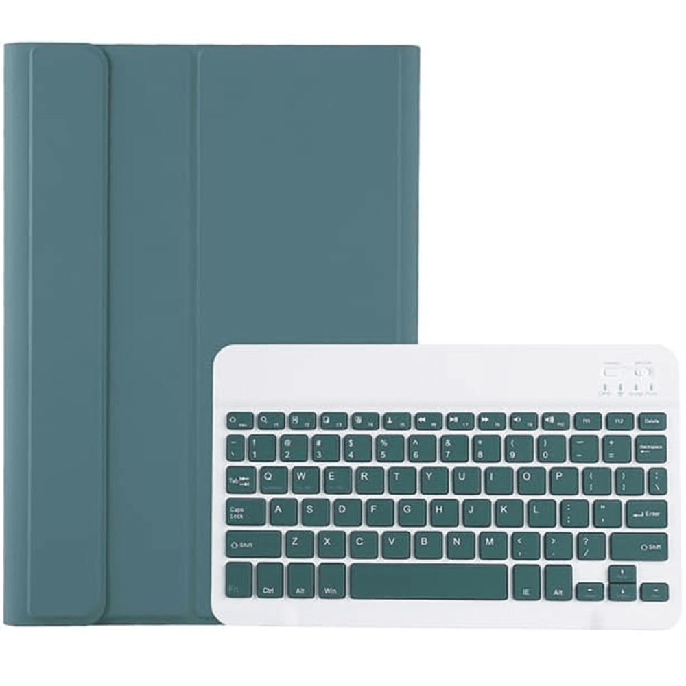 FUNDA CON TECLADO PARA SAMSUNG TAB S7 PLUS 12.4' VERDE ANTISHOCK - 1