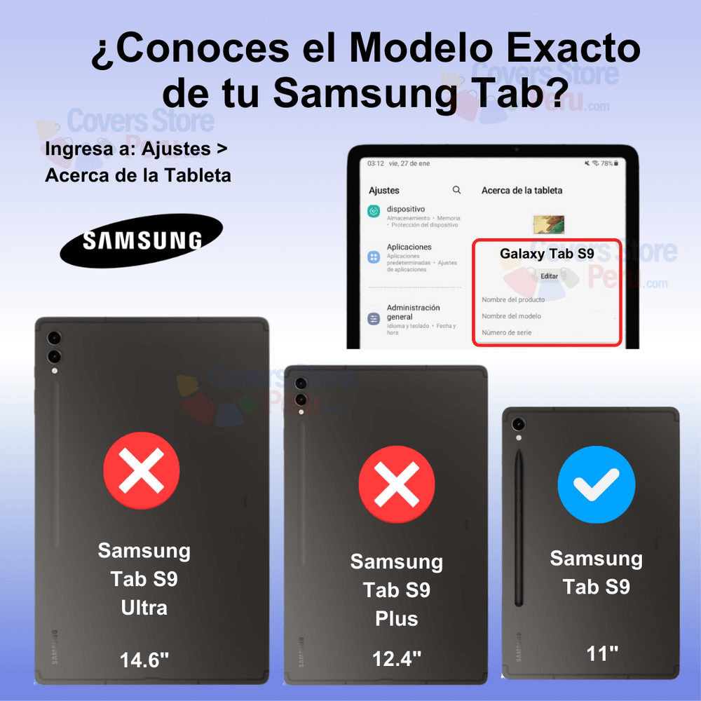 FUNDA CON TECLADO TOUCH PARA SAMSUNG TAB S9 NEGRO RESISTENTE - 2