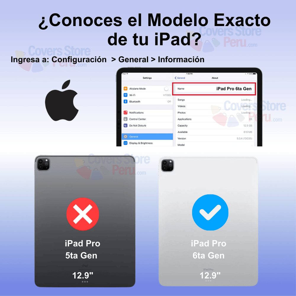 FUNDA CON TECLADO TOUCH PARA IPAD PRO 6TA GEN 12.9' NEGRO RESISTENTE - 2