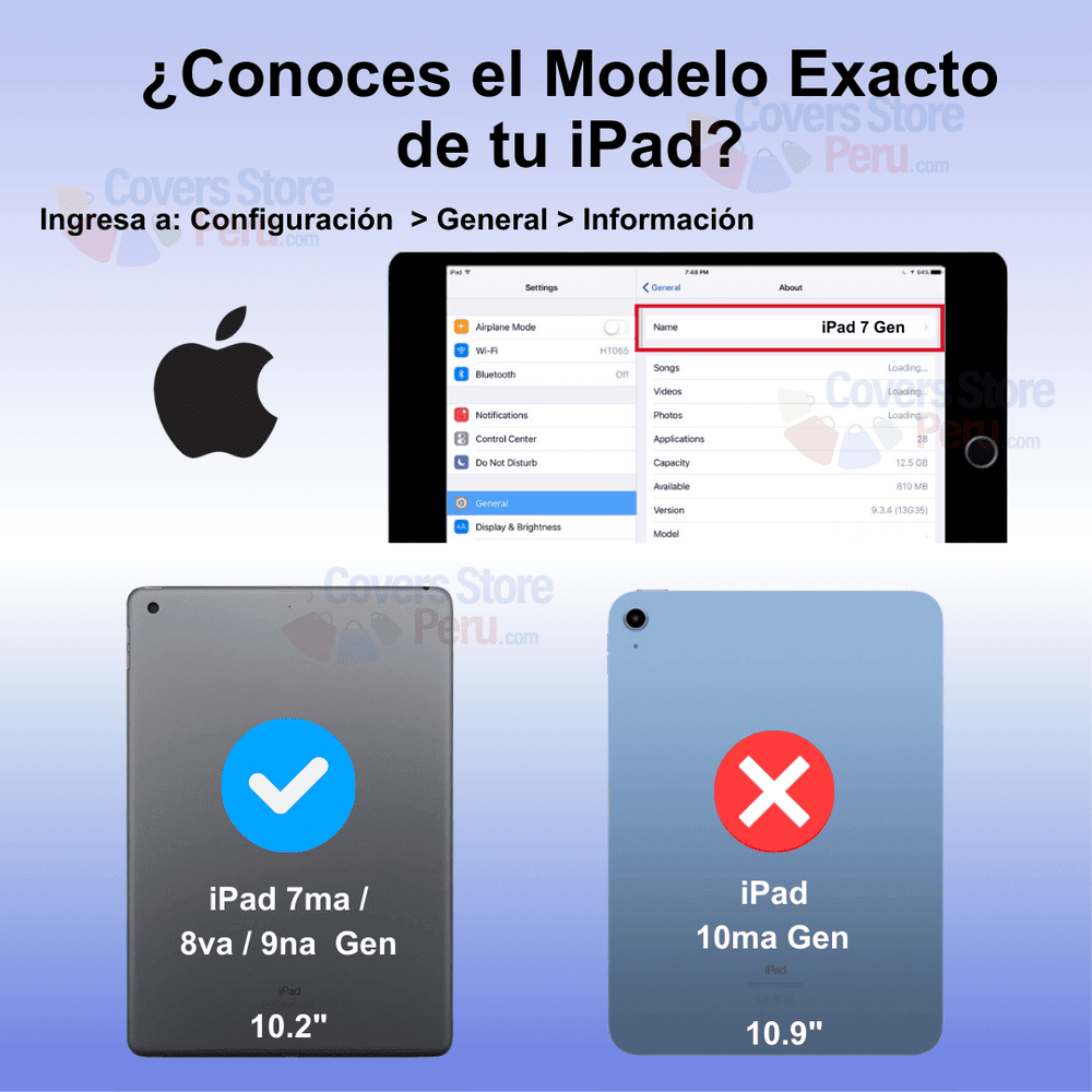 FUNDA CON TECLADO TOUCH PARA IPAD 9NA GEN 10.2' CELESTE RESISTENTE - 2