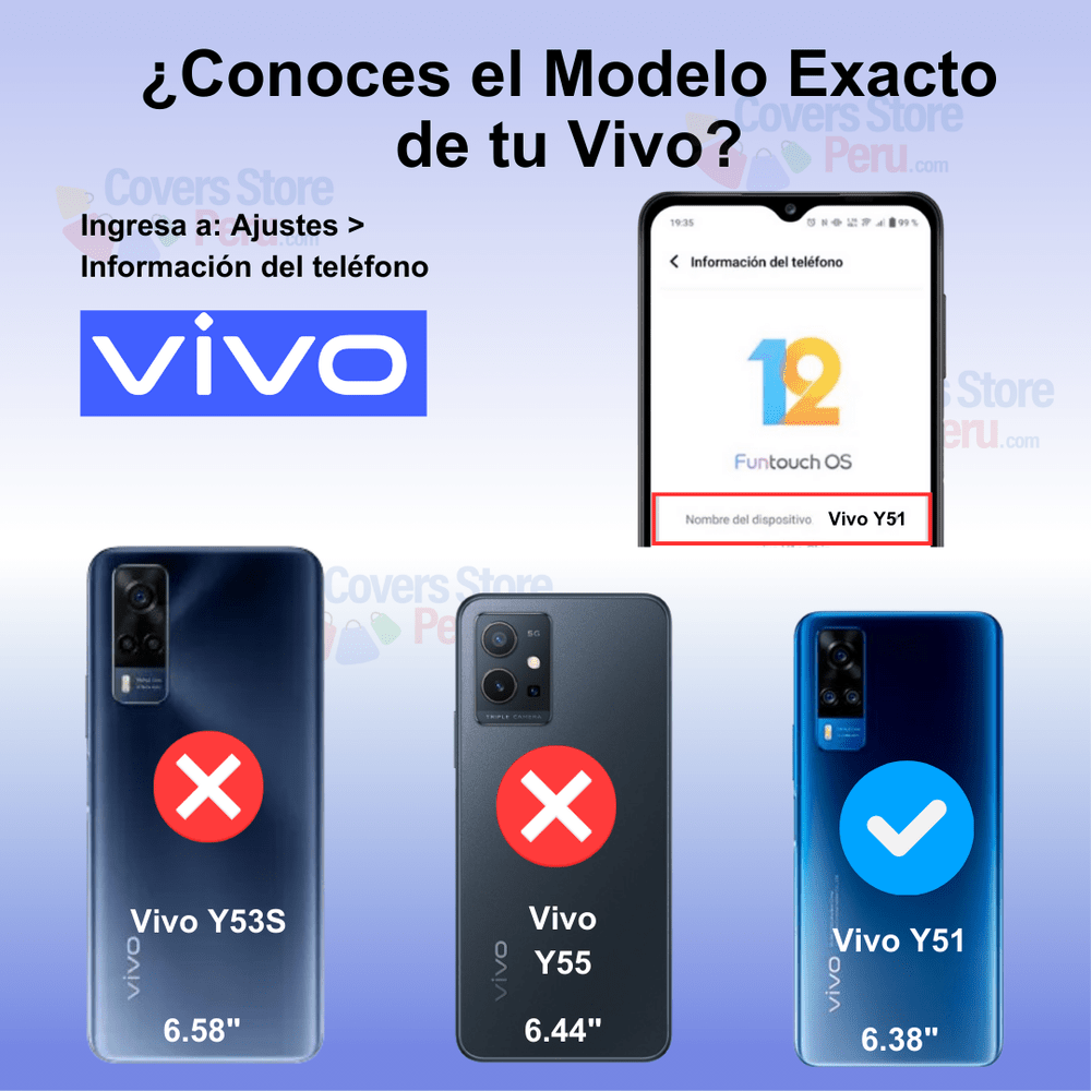 FUNDA CASE PARA VIVO Y51 FLIP COVER GUINDA ANTISHOCK - 2