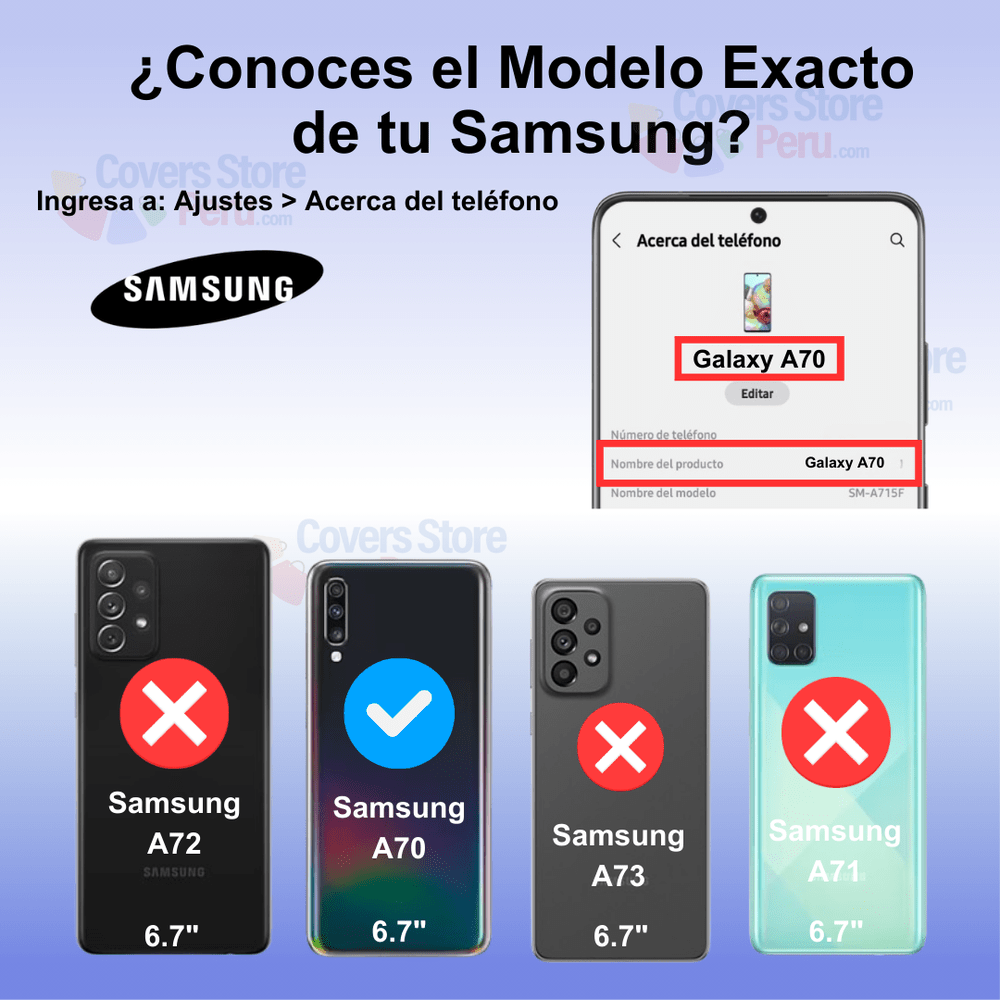 FUNDA PARA SAMSUNG A70 TPU CON ESQUINAS REFORZADAS ANTISHOCK - 2