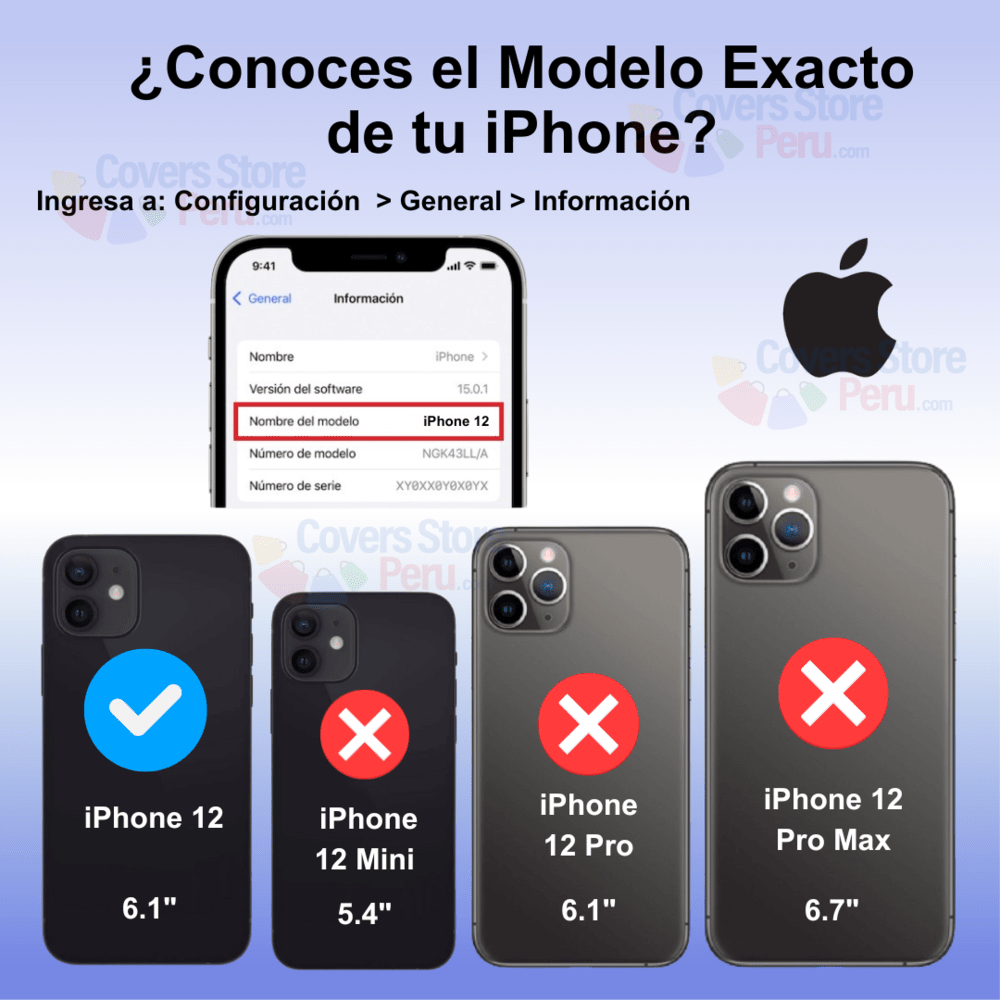FUNDA PARA IPHONE 12 TPU CON ESQUINAS REFORZADAS ANTISHOCK - 2