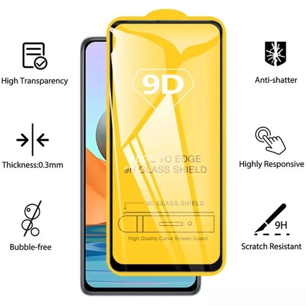 MICA PARA OPPO A57 5G PROTECTOR PANTALLA VIDRIO 9D ANTISHOCK - 2