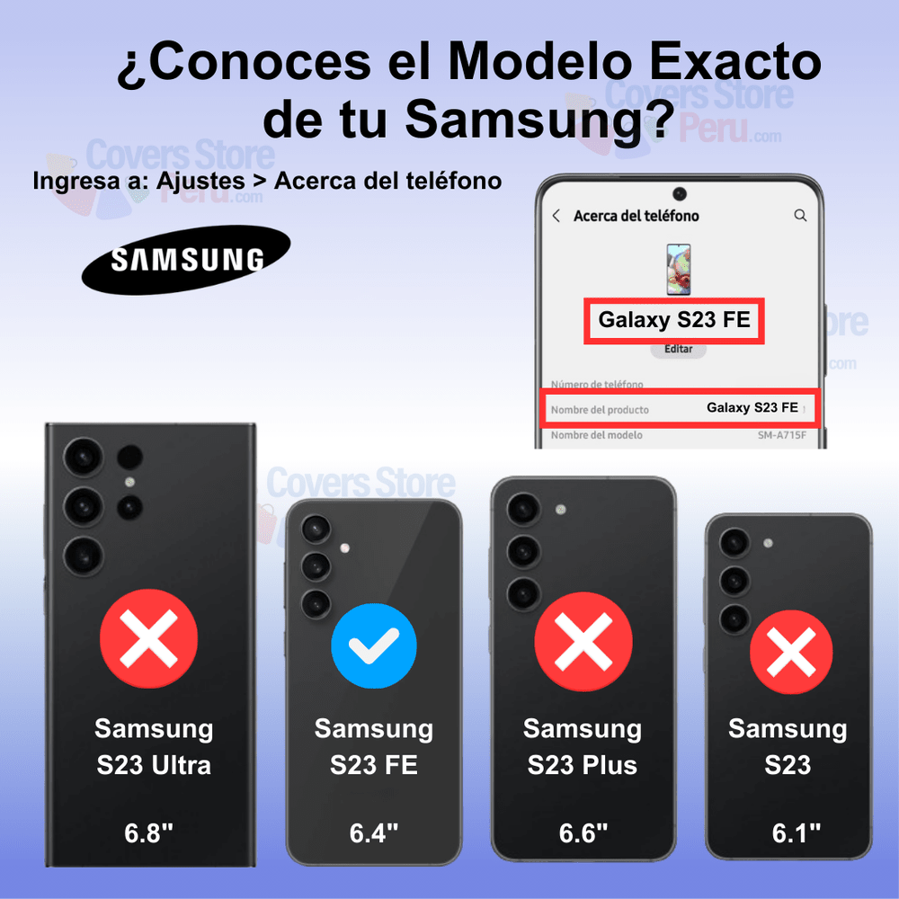 FUNDA PARA SAMSUNG S23 FE AHUMADO CON ANILLO NEGRO - 2