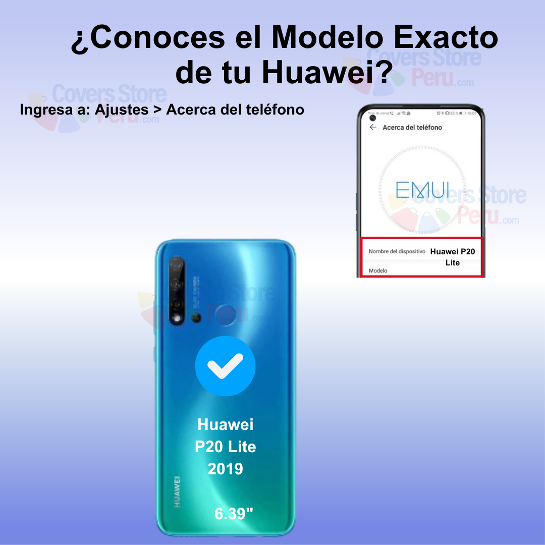FUNDA PARA HUAWEI P20 LITE 2019 AHUMADO CON ANILLO NEGRO - 2