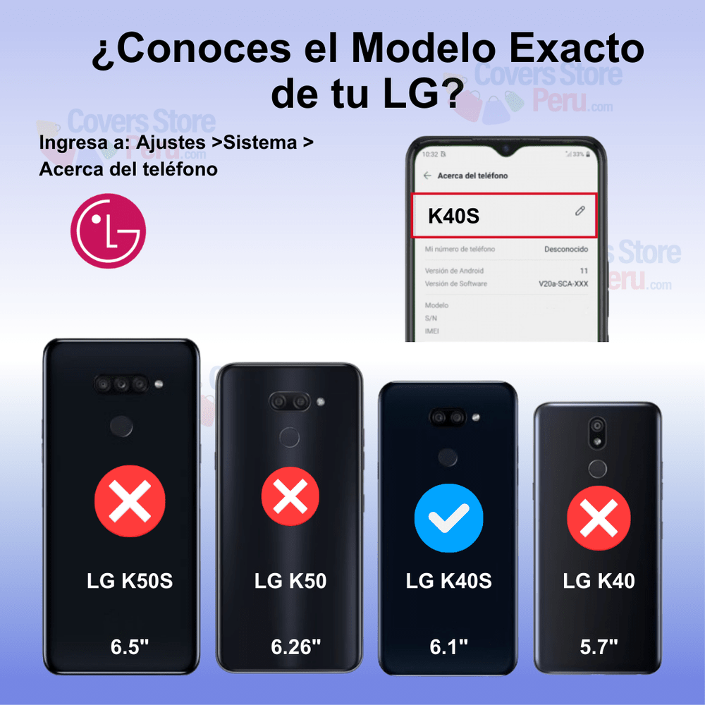 FUNDA PARA LG K40S ANILLO METÁLICO NEGRO - 2
