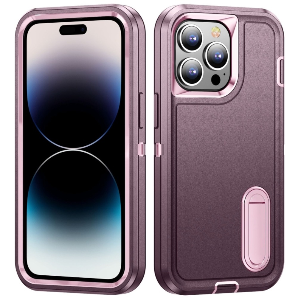FUNDA PARA IPHONE 15 PRO MAX ADVENTURE EXTREME MORADO-ROSA - 1