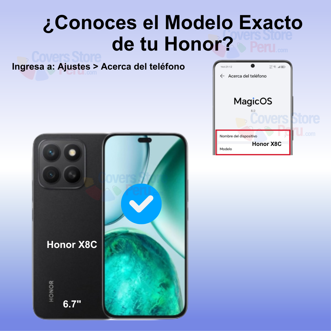 MICA PROTECTOR PARA HONOR X8C VIDRIO TEMPLADO OG - 2