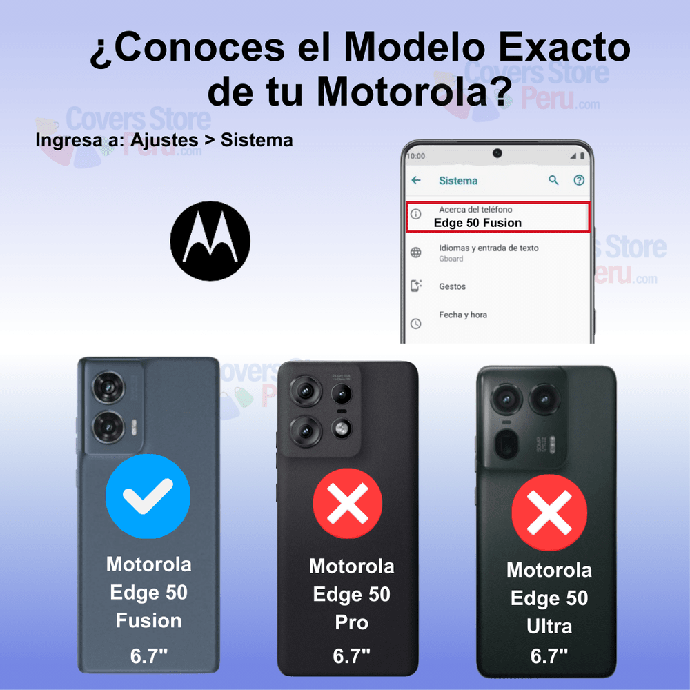 FUNDA FOR MOTOROLA EDGE 50 FUSION HOLDER PARANTE RING NEGRO - 2