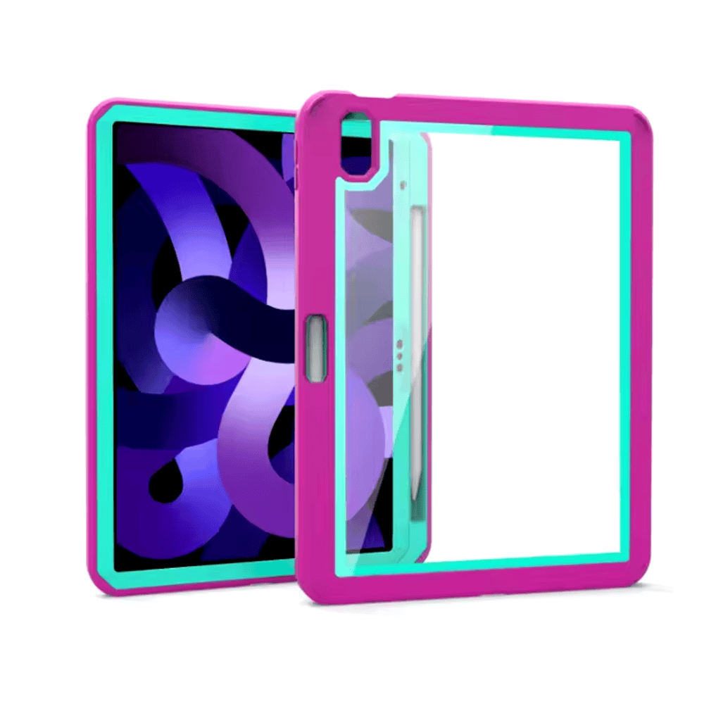 FUNDA PARA IPAD PRO 1RA GEN 11' BUMPER 360° ROSA CELESTE - 1