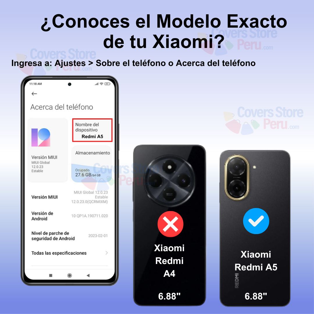 FUNDA CASE PARA XIAOMI REDMI A5 JELLY PEARL NEGRO - 2