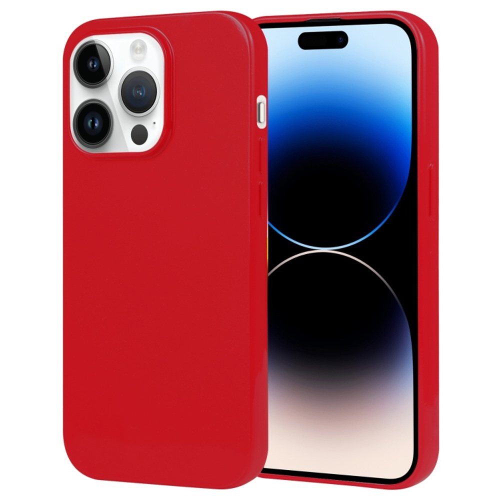 FUNDA CASE PARA SAMSUNG S25 JELLY PEARL ROJO - 1