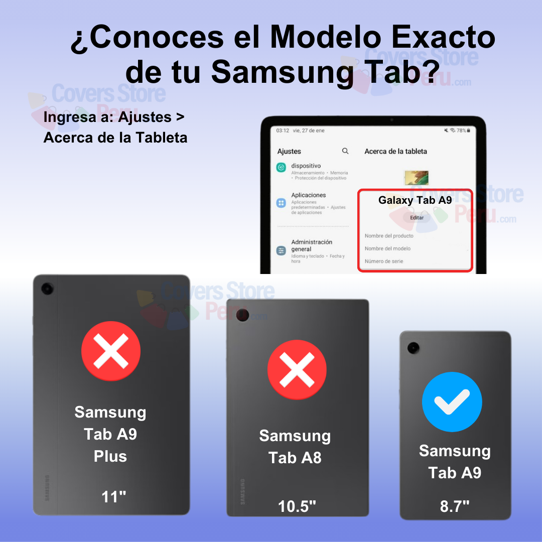 FUNDA PARA SAMSUNG TAB A9 8.7' IMANTADA ANTISHOCK DORADA - 2